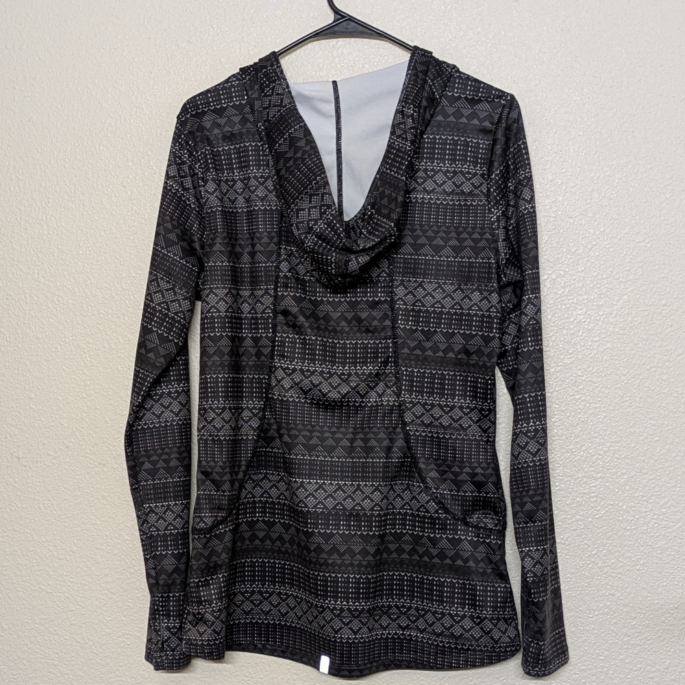 Marika Tel Dri-Wik Black Patterned Women's Hopdie Size Large - Picture 8 of 12